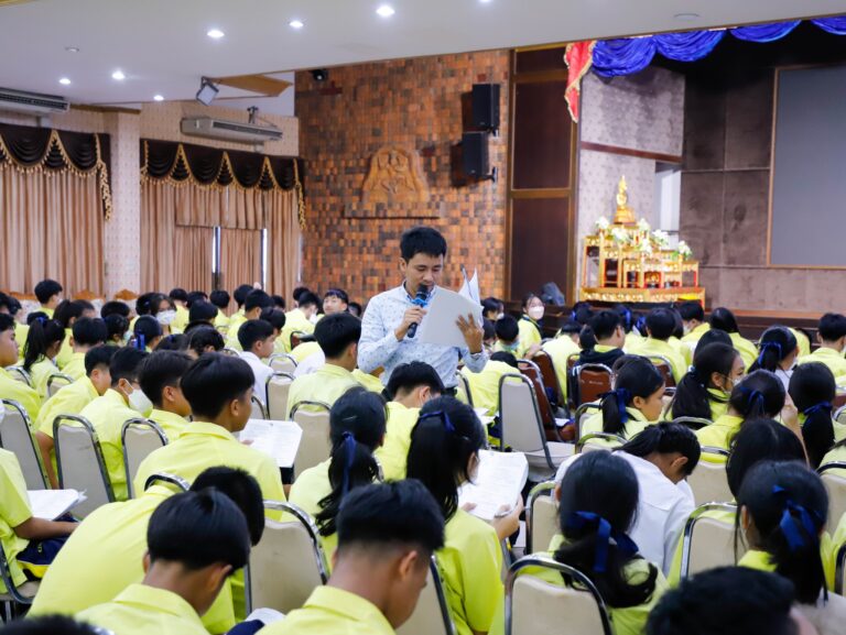 กลุ่มสาระการเรียนรู้ภาษาไทยจัดกิจกรรมติวเสริมภาษาไทย นักเรียนระดับชั้นมัธยมศึกษาปีที่ 3